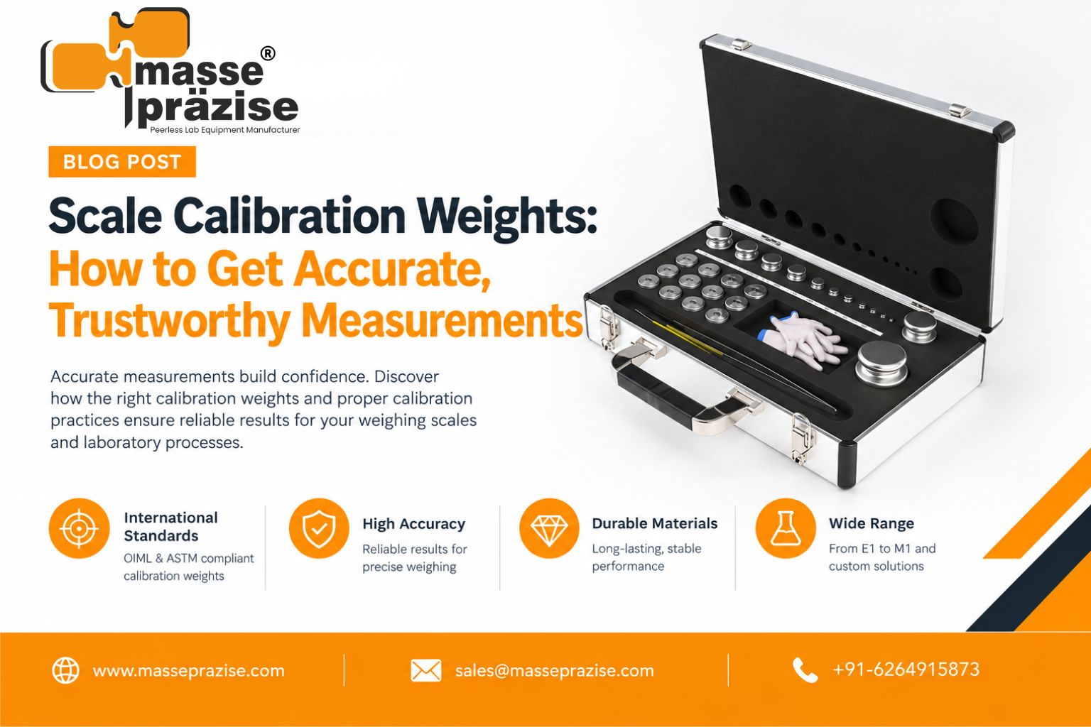 Scale Calibration Weights How to Get Accurate Trustworthy Measurements 